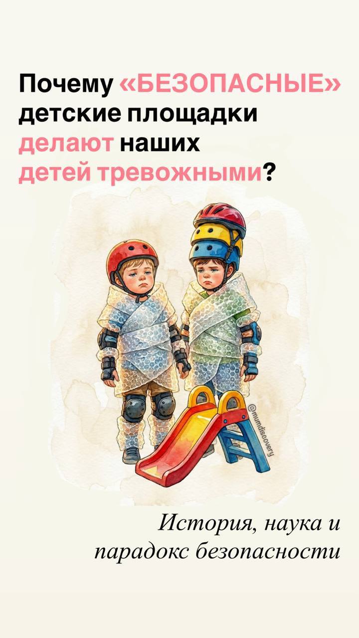 Почему «безопасные» детские площадки делают наших детей тревожными?